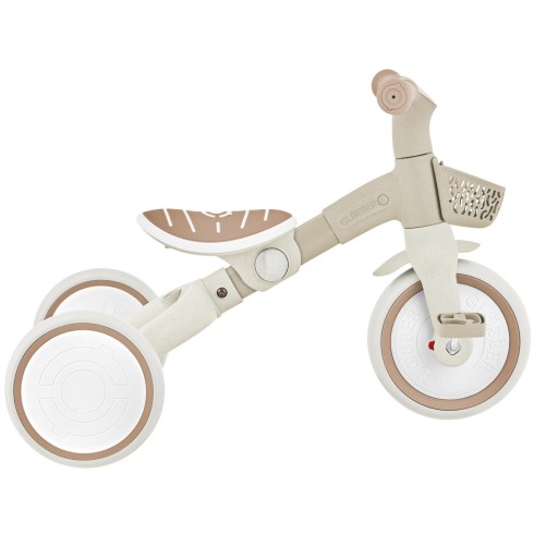 Triciclo Evolutivo per Bambini 3 in 1 Beige Regolabile Ecologico