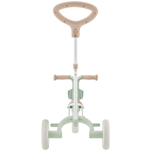 Triciclo Evolutivo per Bambini 3 in 1 Verde Salvia Regolabile Ecologico