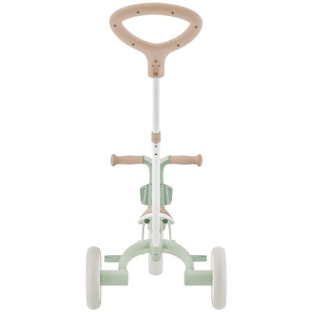 Triciclo Evolutivo per Bambini 3 in 1 Verde Salvia Regolabile Ecologico