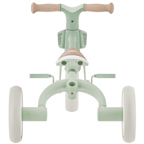 Triciclo Evolutivo per Bambini 3 in 1 Verde Salvia Regolabile Ecologico