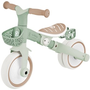 Triciclo Evolutivo per Bambini 3 in 1 Verde Salvia Regolabile Ecologico 2