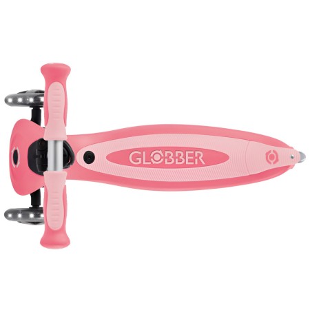 Monopattino Evolutivo per Bambini 3 in 1 Rosa con Luci LED 50kg