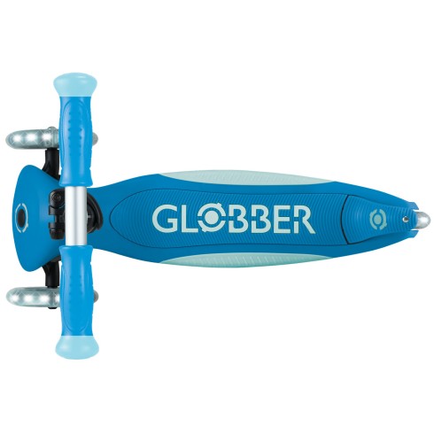Monopattino per Bambini a 3 Ruote Blu Petrolio Ruote LED Regolabile