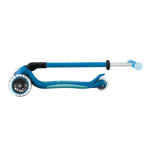 Monopattino per Bambini a 3 Ruote Blu Petrolio Ruote LED Regolabile