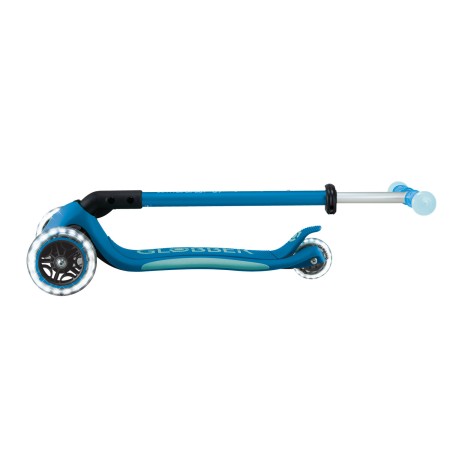 Monopattino per Bambini a 3 Ruote Blu Petrolio Ruote LED Regolabile