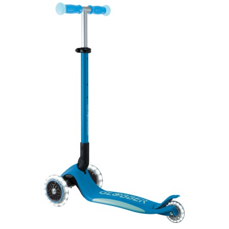 Monopattino per Bambini a 3 Ruote Blu Petrolio Ruote LED Regolabile