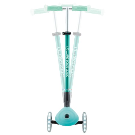 Monopattino per Bambini a 3 Ruote Verde Menta Ruote LED Regolabile