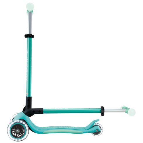 Monopattino per Bambini a 3 Ruote Verde Menta Ruote LED Regolabile