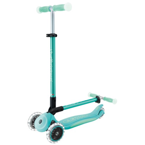 Monopattino per Bambini a 3 Ruote Verde Menta Ruote LED Regolabile
