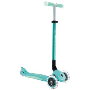 Monopattino per Bambini a 3 Ruote Verde Menta Ruote LED Regolabile