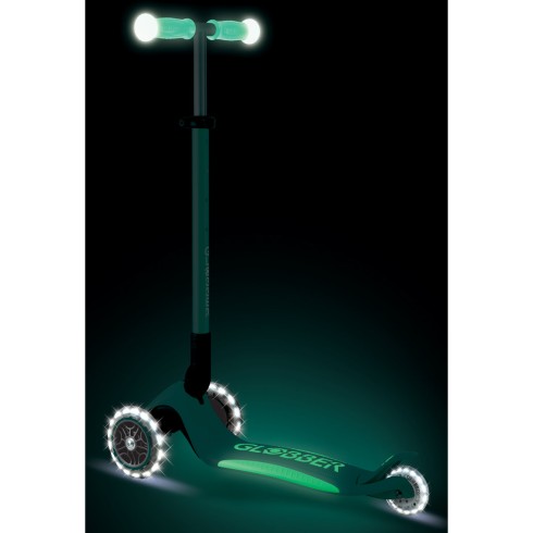 Monopattino per Bambini a 3 Ruote Verde Menta Ruote LED Regolabile