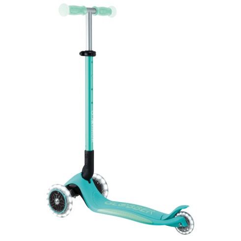 Monopattino per Bambini a 3 Ruote Verde Menta Ruote LED Regolabile
