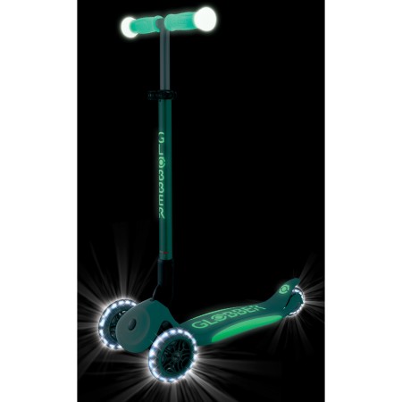 Monopattino per Bambini a 3 Ruote Verde Menta Ruote LED Regolabile
