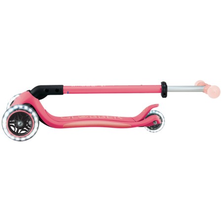 Monopattino per Bambini a 3 Ruote Rosa Pastello Ruote LED Regolabile