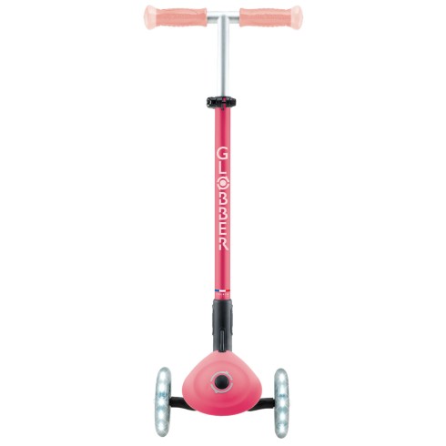 Monopattino per Bambini a 3 Ruote Rosa Pastello Ruote LED Regolabile