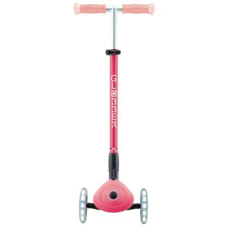 Monopattino per Bambini a 3 Ruote Rosa Pastello Ruote LED Regolabile