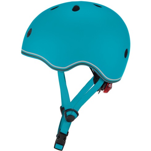 Casco Regolabile per Bambini XXS/XS Ø 48-51 cm Verde Acqua Luce LED