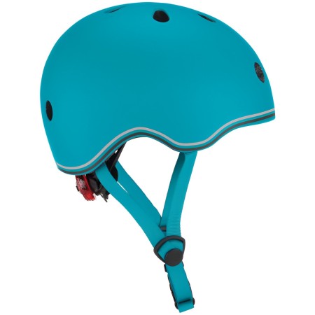Casco Regolabile per Bambini XXS/XS Ø 48-51 cm Verde Acqua Luce LED