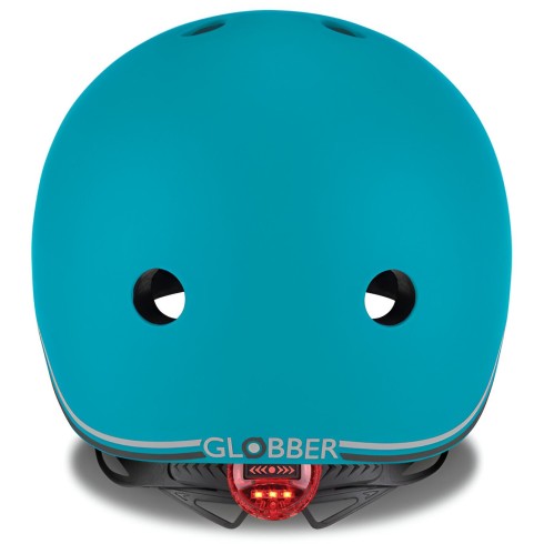 Casco Regolabile per Bambini XXS/XS Ø 48-51 cm Verde Acqua Luce LED