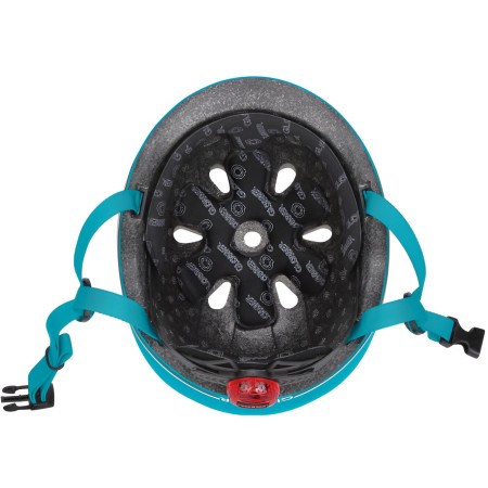 Casco Regolabile per Bambini XXS/XS Ø 48-51 cm Verde Acqua Luce LED