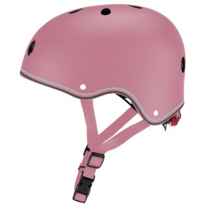 Casco Regolabile per Bambini XS-S Ø 48-53 cm Rosa Pastello Luce LED