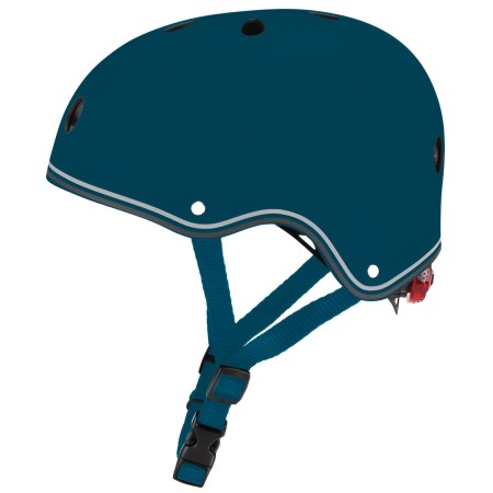 Casco Regolabile per Bambini XS-S Ø 48-53 cm Blu Petrolio Luce LED