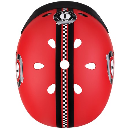 Casco per Bambini XS-S Ø 48-53 cm Chiusura Magnetica Rosso da Corsa