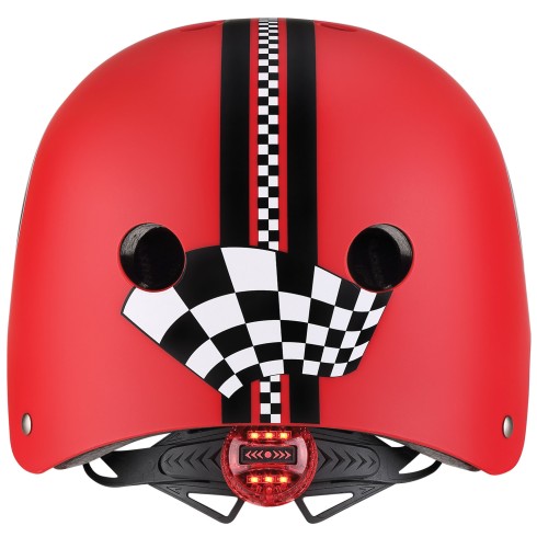 Casco per Bambini XS-S Ø 48-53 cm Chiusura Magnetica Rosso da Corsa