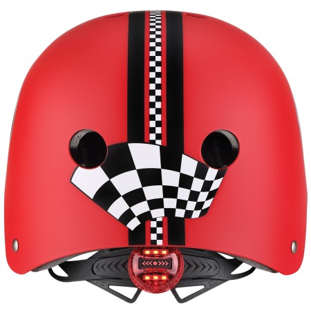 Casco per Bambini XS-S Ø 48-53 cm Chiusura Magnetica Rosso da Corsa