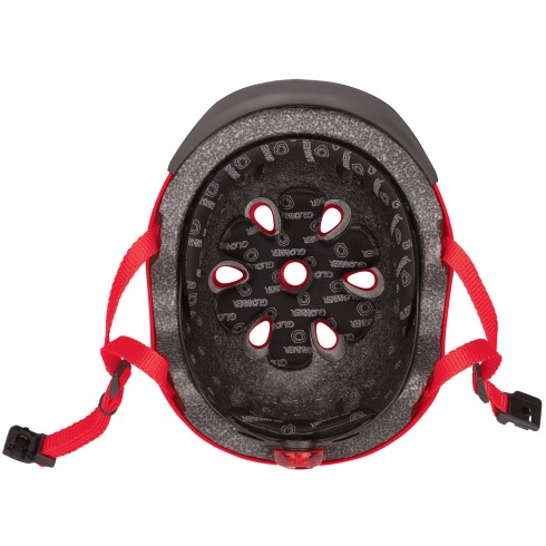 Casco per Bambini XS-S Ø 48-53 cm Chiusura Magnetica Rosso da Corsa