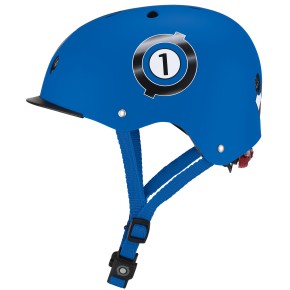 Casco per Bambini XS-S Ø 48-53 cm Chiusura Magnetica Blu da Corsa