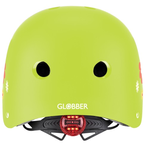 Casco per Bambini XS-S Ø 48-53 cm Chiusura Magnetica Verde Floreale