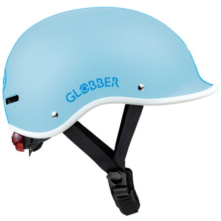 Casco Protettivo Bambini XS/S Ø 47-51cm Blu Pastello LED Posteriore