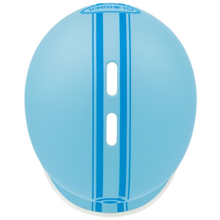 Casco Protettivo Bambini XS/S Ø 47-51cm Blu Pastello LED Posteriore