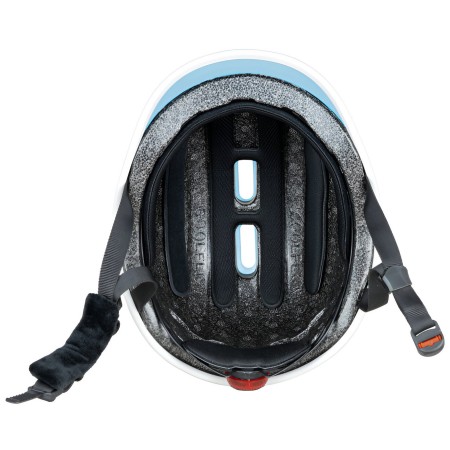 Casco Protettivo Bambini XS/S Ø 47-51cm Blu Pastello LED Posteriore
