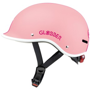Casco Protettivo Bambini XS/S Ø 47-51cm Rosa Pastello LED Posteriore