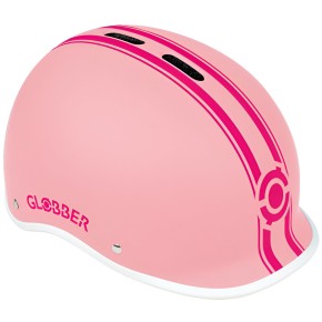 Casco Protettivo Bambini XS/S Ø 47-51cm Rosa Pastello LED Posteriore 2