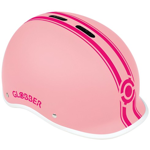 Casco Protettivo Bambini XS/S Ø 47-51cm Rosa Pastello LED Posteriore