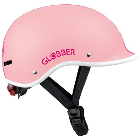 Casco Protettivo Bambini XS/S Ø 47-51cm Rosa Pastello LED Posteriore