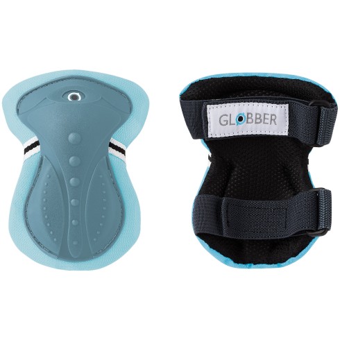 Set Protezioni per Bambini XXS per Gomiti Ginocchia Polsi Blu Pastello