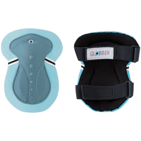 Set Protezioni per Bambini XXS per Gomiti Ginocchia Polsi Blu Pastello