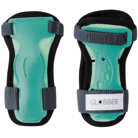 Set Protezioni per Bambini XXS per Gomiti Ginocchia Polsi Verde Menta