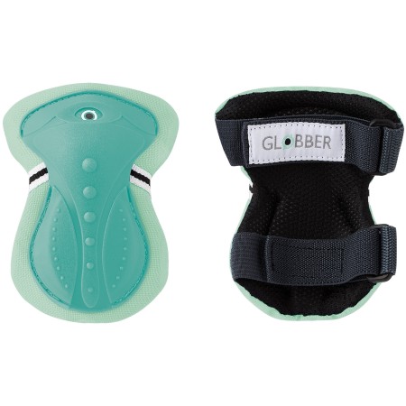 Set Protezioni per Bambini XXS per Gomiti Ginocchia Polsi Verde Menta
