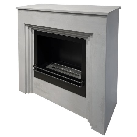Camino a Bioetanolo 1,8L da Terra 3,4 kW Legno Effetto Cemento Moderno