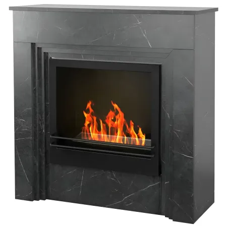 Camino a Bioetanolo 1,8L da Terra 3,4 kW in Legno Effetto Marmo Nero