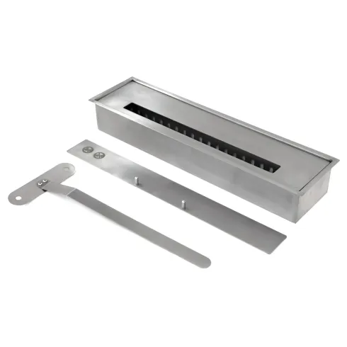 Camino a Bioetanolo 1,8L da Soggiorno 3,4 kW in Legno Bianco Venato
