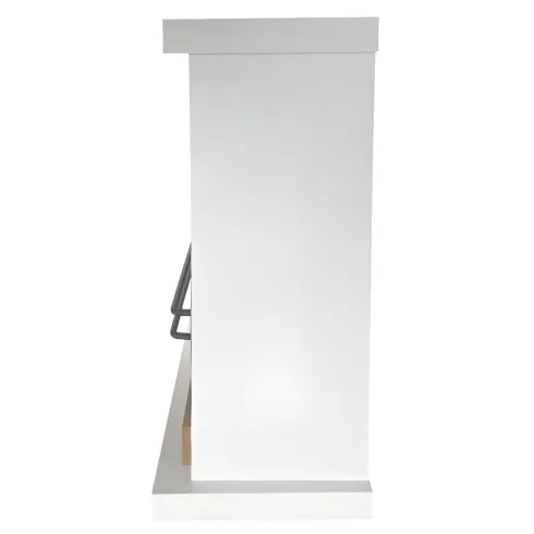 Camino a Bioetanolo 3,4 kW da Soggiorno 1,2L in Legno MDF Bianco
