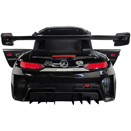 Auto Elettrica per Bambini Mercedes AMG GT3 12V Nero Metallizzato