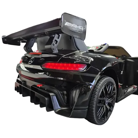 Auto Elettrica per Bambini Mercedes AMG GT3 12V Nero Metallizzato