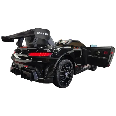 Auto Elettrica per Bambini Mercedes AMG GT3 12V Nero Metallizzato